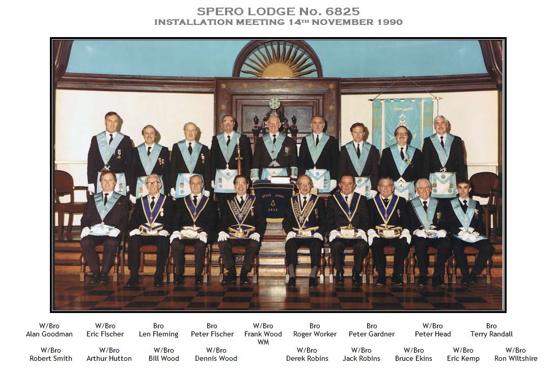 Spero Lodge Installation Meeting 1990 Spero Lodge Installation Meeting 1990